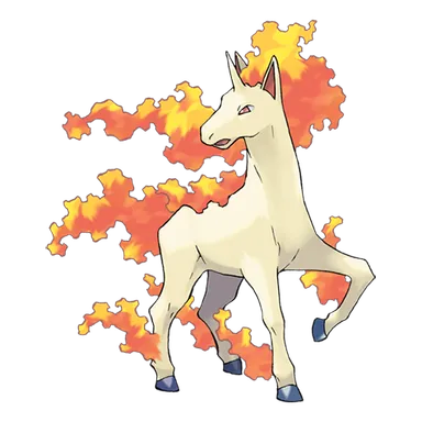 official artwork of rapidash